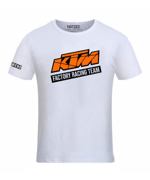 Fast Bend R2R factory Racing team Tshirt - White