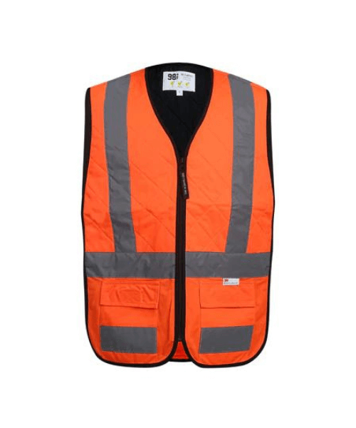 98 Fahren Cool Vest EVO High VIS Reflective Cooling Vest - Orange