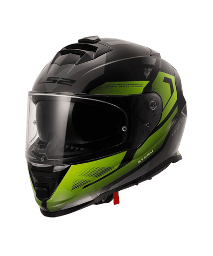 LS2 FF800 Storm II Kronos Helmet - Yellow Grey