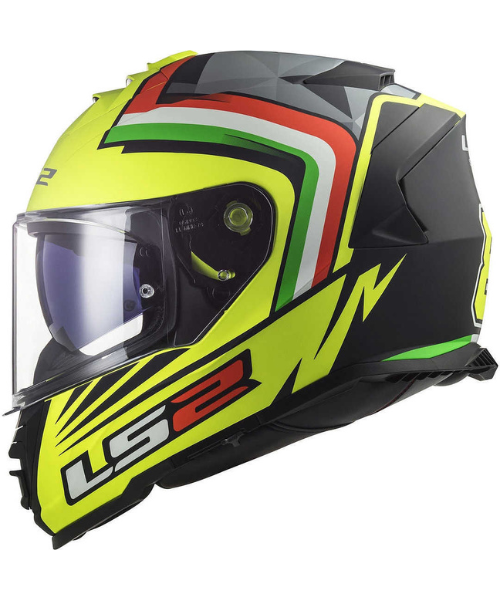 LS2 FF800 Storm II Nepa Replica HV Helmet - Yellow Black