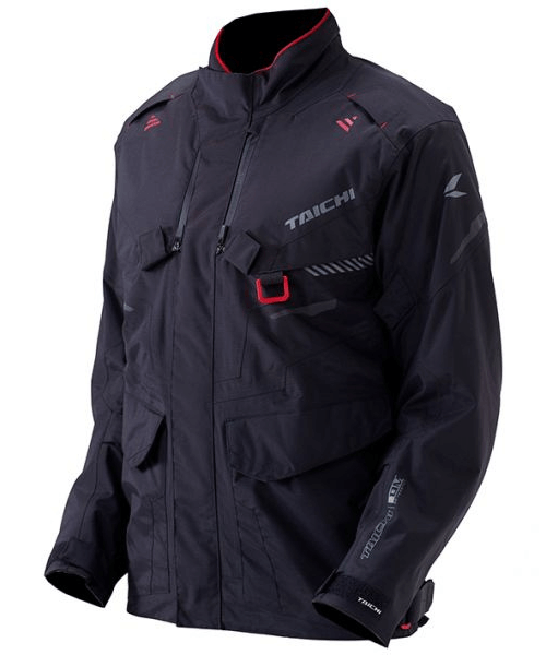 RS Taichi Drymaster Explorer Textile Riding Jacket - Black Grey