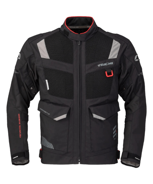 RS Taichi Kompass Air Riding Jacket - Black Grey