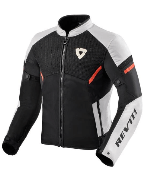 Rev’it! GT-R Air 3 Mesh Riding Jacket - White Neon Red