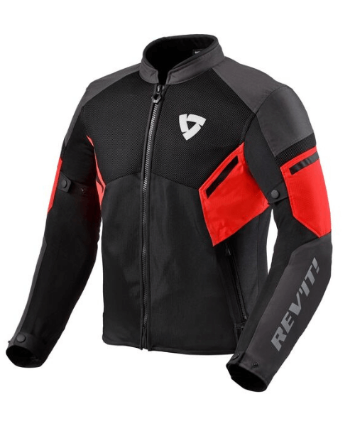 Rev’it! GT-R Air 3 Mesh Riding Jacket - Black Neon Red