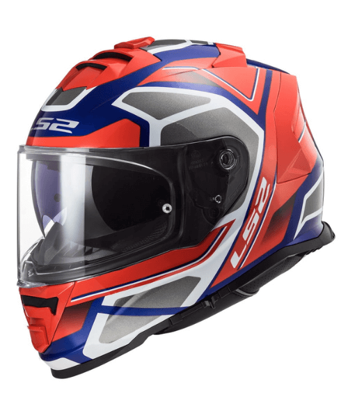 LS2 FF800 Storm Faster Helmet - Red Blue Matt