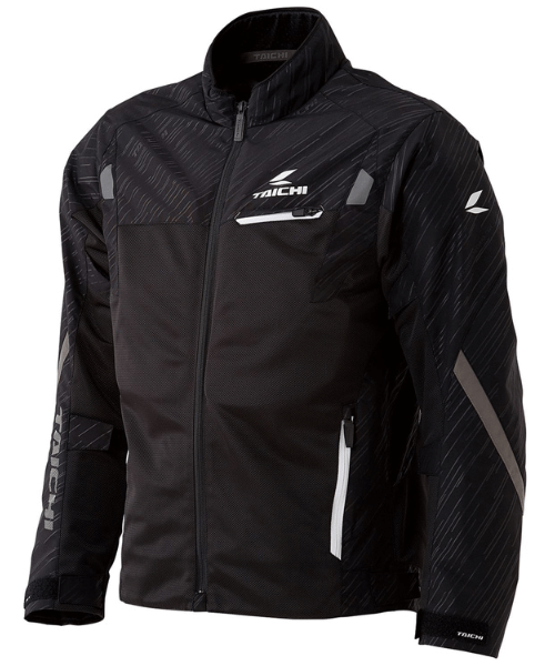 RS Taichi Torque Mesh Riding Jacket - Black White