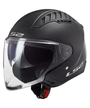 LS2 OF600 Copter Helmet - Solid Matt Black