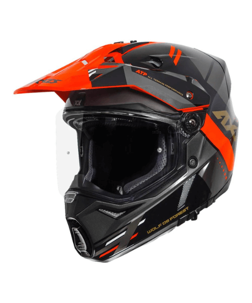 Axxis Wolf Ds Forest Helmet - Red
