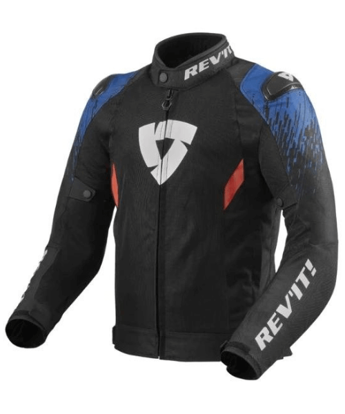 Rev’it! Quantum 2 Air Riding Jacket - Black Blue