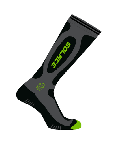 Solace Suska Core WP Socks - Black Neon