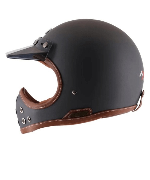 Axor Retro Moto-X Helmet - Dull Athena Grey