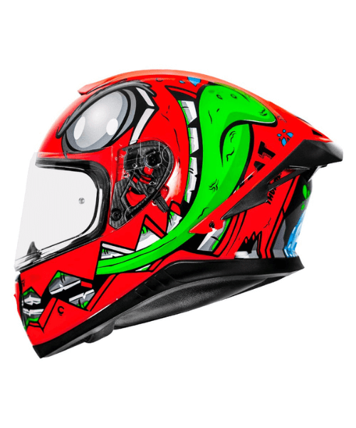 MT Thunder 3 Pro Creature Helmet - Gloss Red