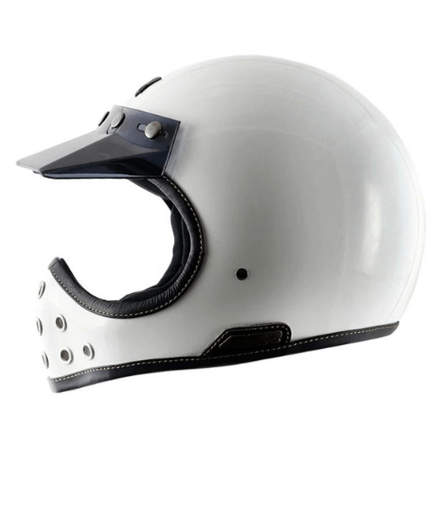 Axor Retro Moto-X Helmet - White