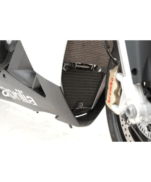 R & G Oil Cooler Guard for Aprilia RSV4 /Tuono - OCG0012BK