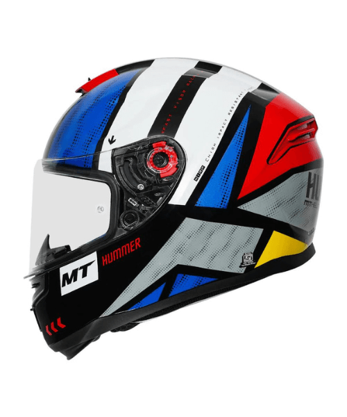 MT Hummer Flex Helmet - Gloss White