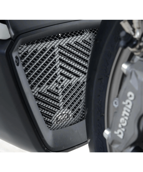 R & G Oil Cooler Guard for Ducati X Diavel - OCG0028SI