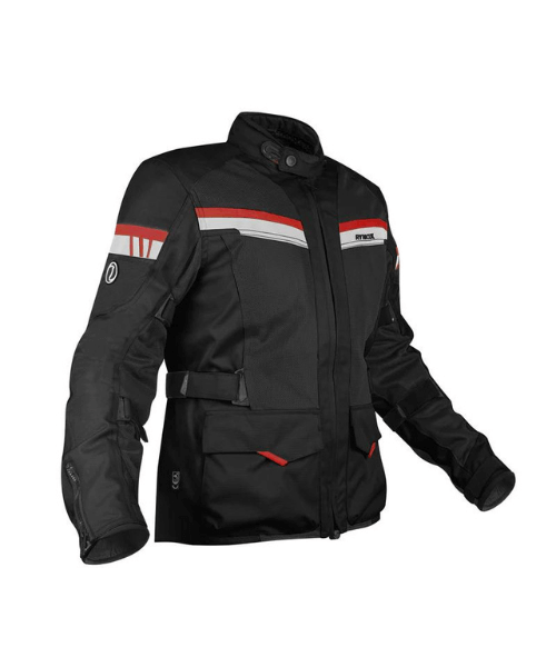Rynox Stealth Air Pro Riding Jacket - Black Red