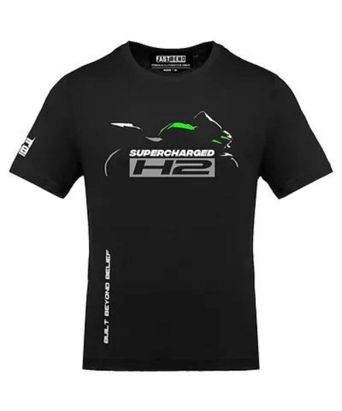 Fast Bend Supercharged H2 Tshirt - Black