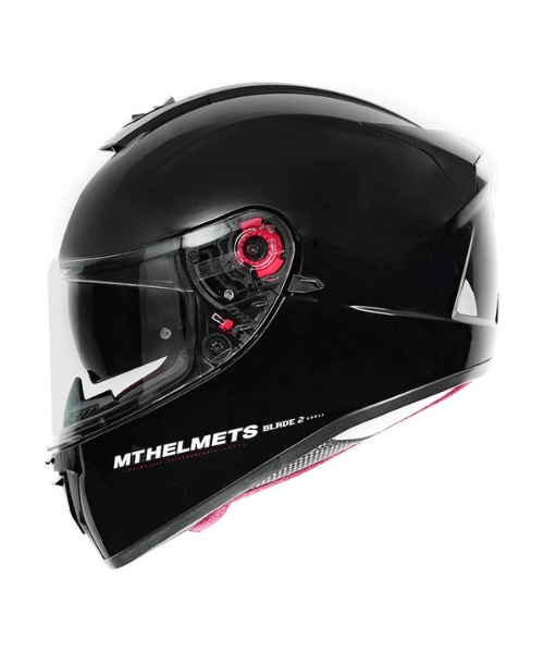 MT Blade 2SV Helmet - Solid Gloss Black