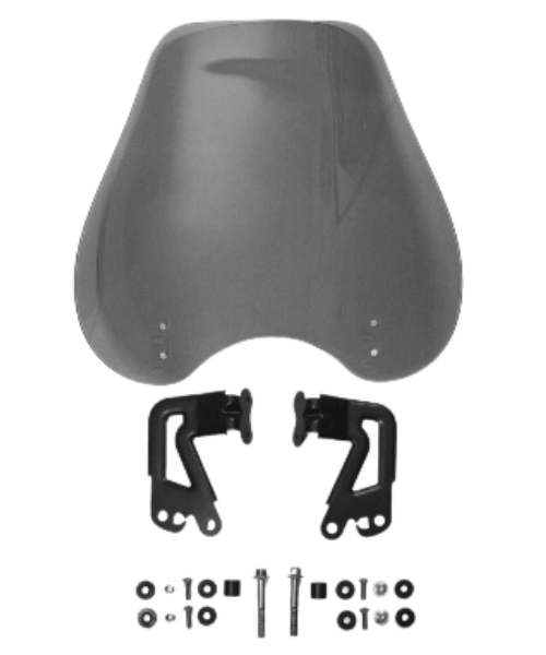 VisorBros Touring Windscreen for Royal Enfield Hunter 350 - Dark Smoke