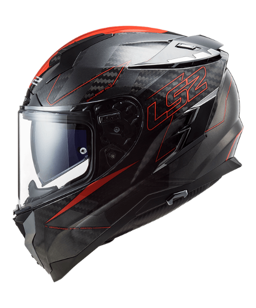LS2 FF327 Challenger CT2 Fold Helmet - Gloss Red