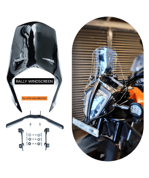 VisorBros Rally Windscreen for KTM Adv390/250 - Dark Smoke