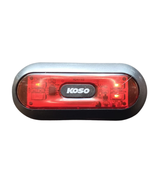 Helmet LED Light With 3 Modes of Flashing - Red