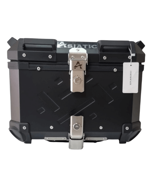 Asiatic Aluminium Top Box 36L without Backrest - Black