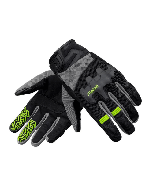 Raida Drift Motorcycle Gloves - Hi-Viz