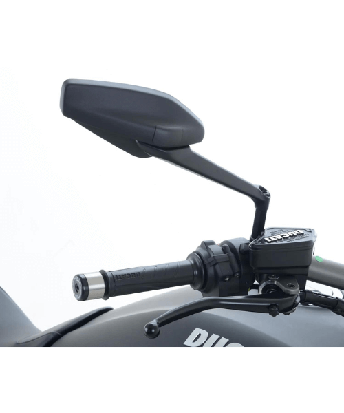 R & G Mirror Risers for Ducati Diavel - MR0002BK