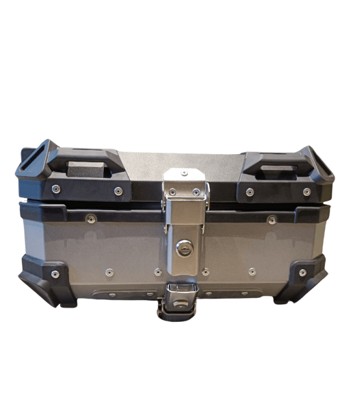 Asiatic Aluminium Top Box 22L without Backrest - Silver