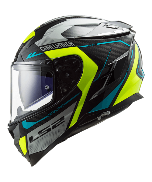 LS2 FF327 Challenger CT2 Thorn Hi-Viz Helmet - Yellow