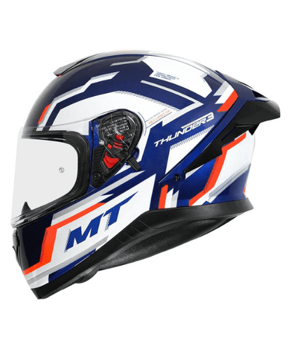 MT Thunder 3 SV Pro Blaze Helmet - Gloss Fluorescent Orange