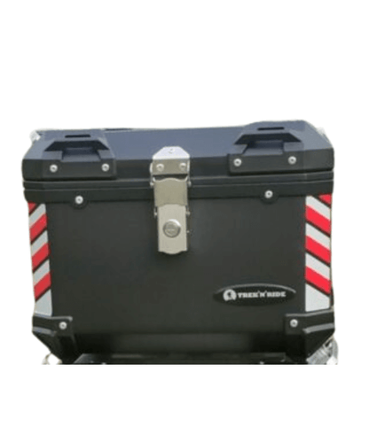 Treknride Motorcycle ABS 45L Top Box - Black