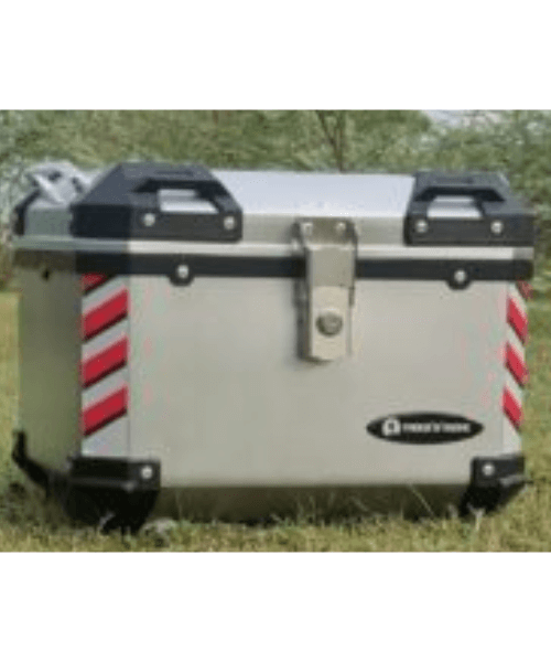 Treknride Motorcycle ABS 45L Top Box - Silver