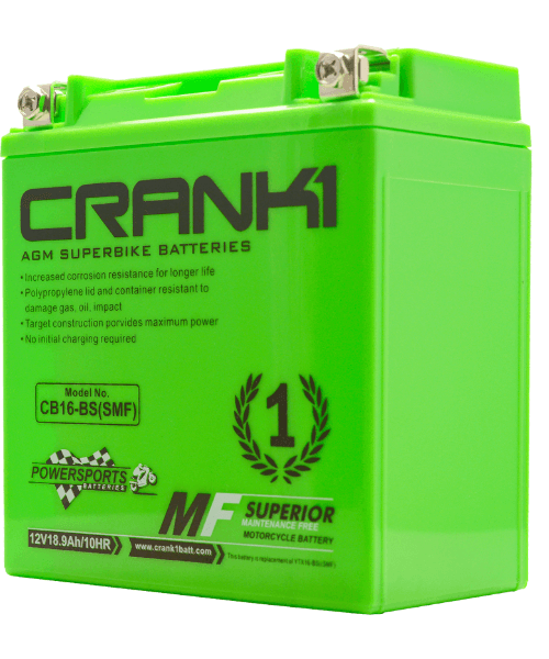 Crank1 Battery - CB16-BS (SMF)