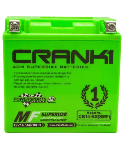 Crank1 battery For Harley Davidson Street 750-CB14L-BS