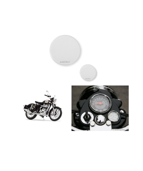 Mototrendz Speedo Protection for RE Classic 350 NG - Clear