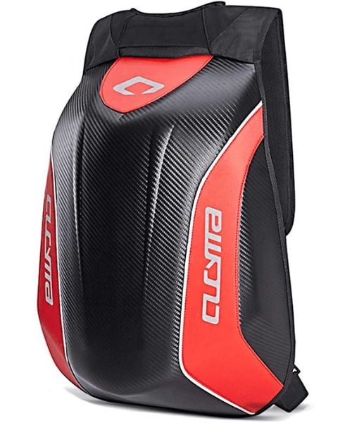 Cucyma 30 Litre Hard Shell Motorcycle Backpack - Red