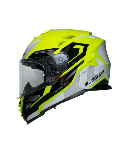 LS2 FF800 Storm II Kronos Helmet - Gloss Yellow White Black