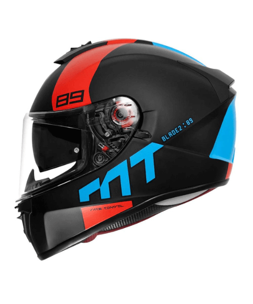 MT Blade 2SV 89 Helmet - Matt Blue