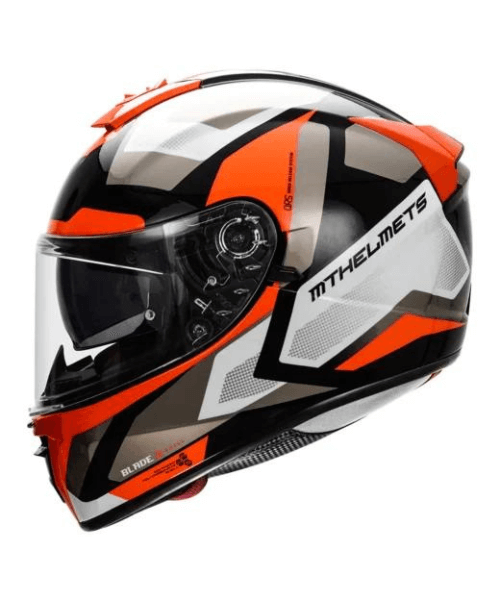 MT Blade 2SV Finishline D5 Helmet - Gloss Red