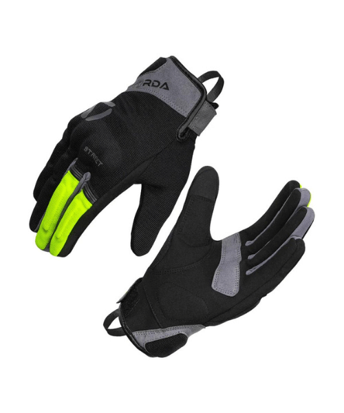 Korda Street 2.0 Riding Gloves - Fluorescent Yellow