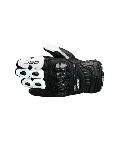 DSG Carbon X V1 Riding Gloves - Black White