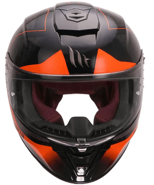 MT Helmet Blade 2SV Aura - Gloss Orange
