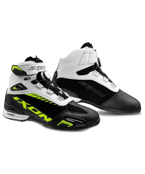 Ixon Bull WP Causal Boots - Black White Bright Yellow