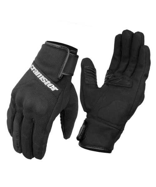 Cramster Flux WP Waterproof Motorcycle Riding Gloves - Black