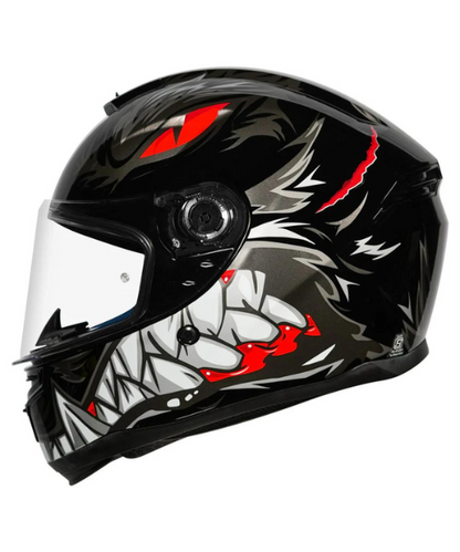 MT Hummer B Lycan Helmet - Gloss Black