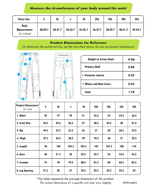 Rynox AirTex Level 2 Riding Pants