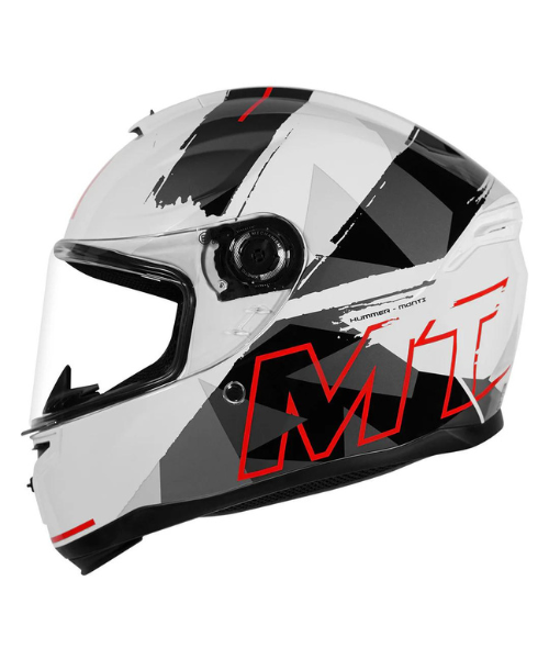 MT Hummer B Monti Helmet - Gloss White